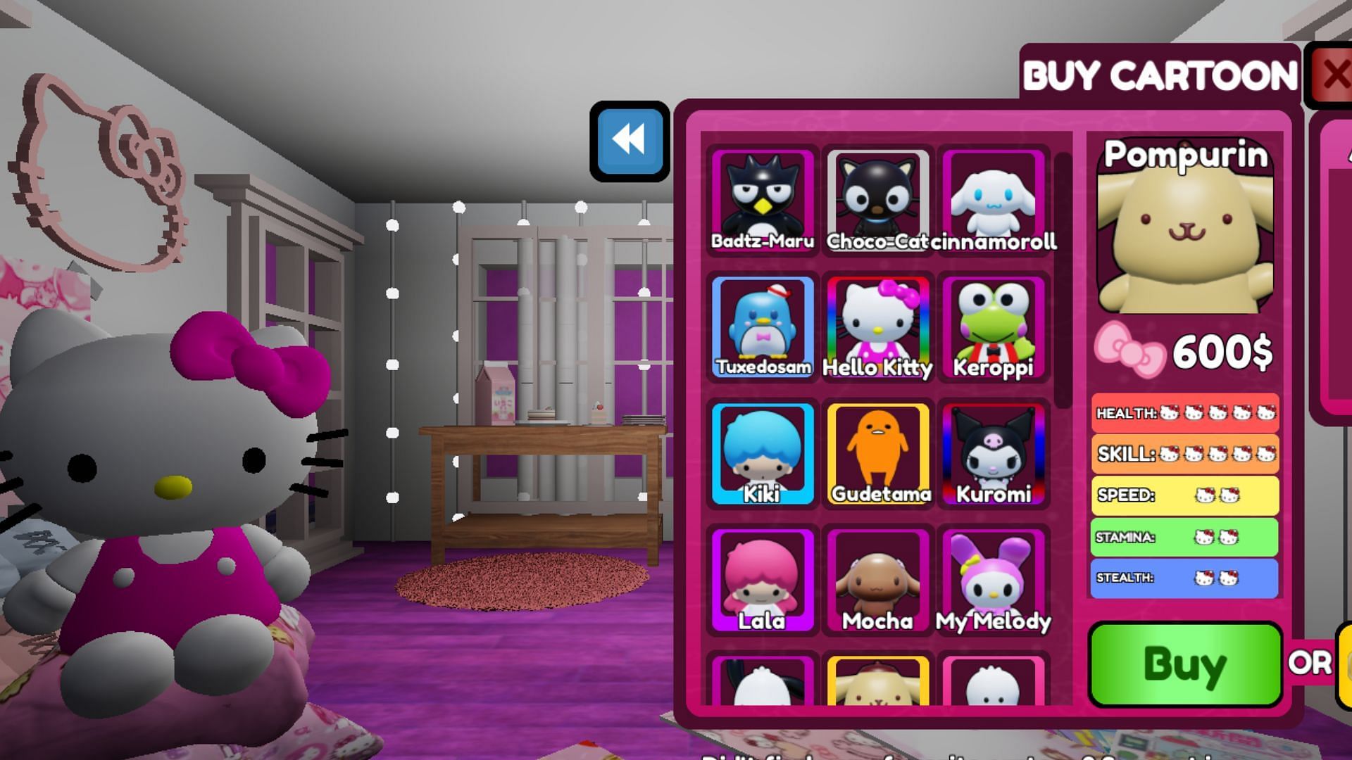 Use Bowties to get new Cartoons (Image via Roblox)